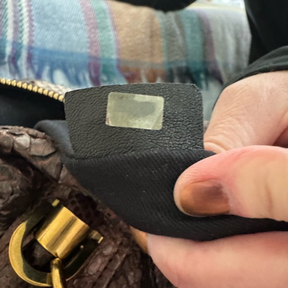 Chloe Gold Berry medium Paraty Python - Picture 4 of 5